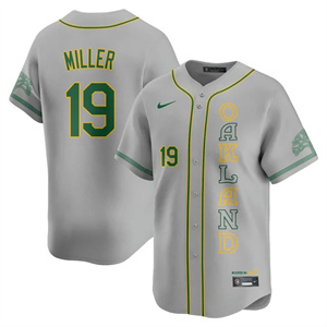 Personalized Men’s Oakland Athletics City Connect Concept Jersey All Stitched Mason Miller #19