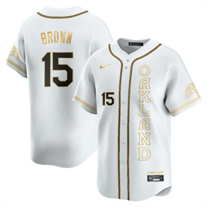 Personalized Men’s Oakland Athletics City Connect Concept Jersey All Stitched Seth Brown #15