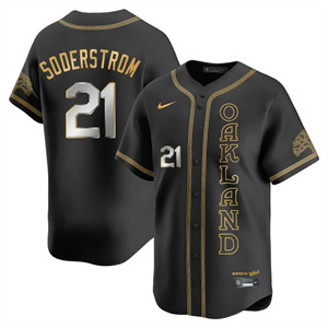 Personalized Men’s Oakland Athletics City Connect Concept Jersey All Stitched Tyler Soderstrom #21