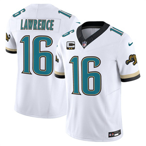 Personalized Men’s Jacksonville Jaguars Florida Patch Jersey All Stitched Trevor Lawrence