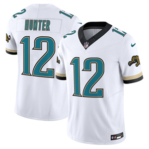 Personalized Men’s Jacksonville Jaguars Florida Patch Jersey All Stitched Travis Hunter 12
