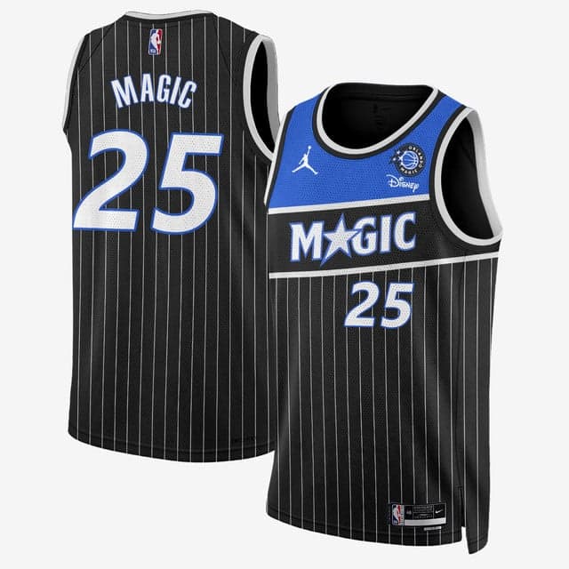 Personalized Men’s Orlando Magic #25 Magic New Generation of Magic Basketball Jersey All Stitched