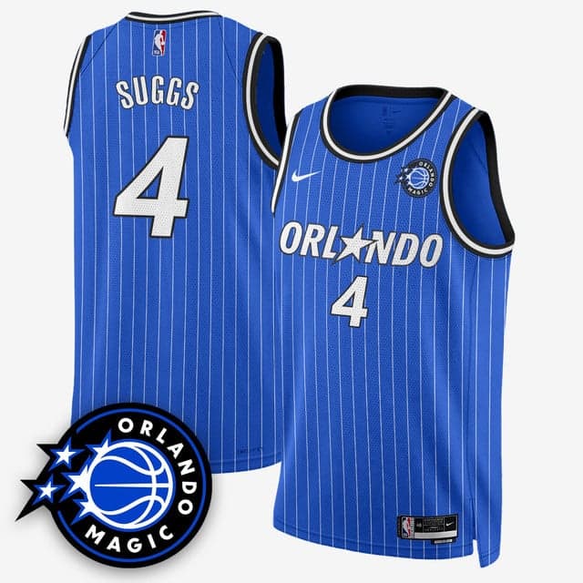 Personalized Men’s Orlando Magic #4 Jalen Suggs New Generation of Magic Basketball Jersey All Stitched