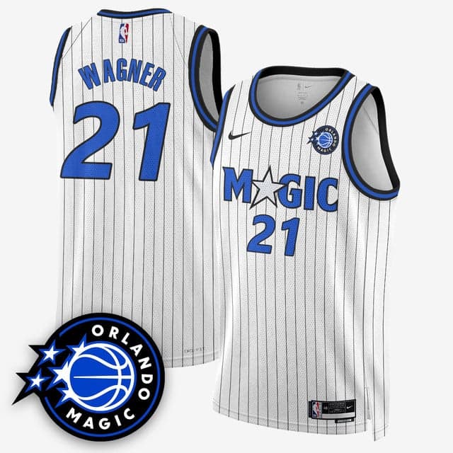Personalized Men’s Orlando Magic #21 Moritz Wagner New Generation of Magic Basketball Jersey All Stitched