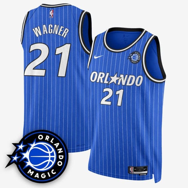 Personalized Men’s Orlando Magic #21 Moritz Wagner New Generation of Magic Basketball Jersey All Stitched