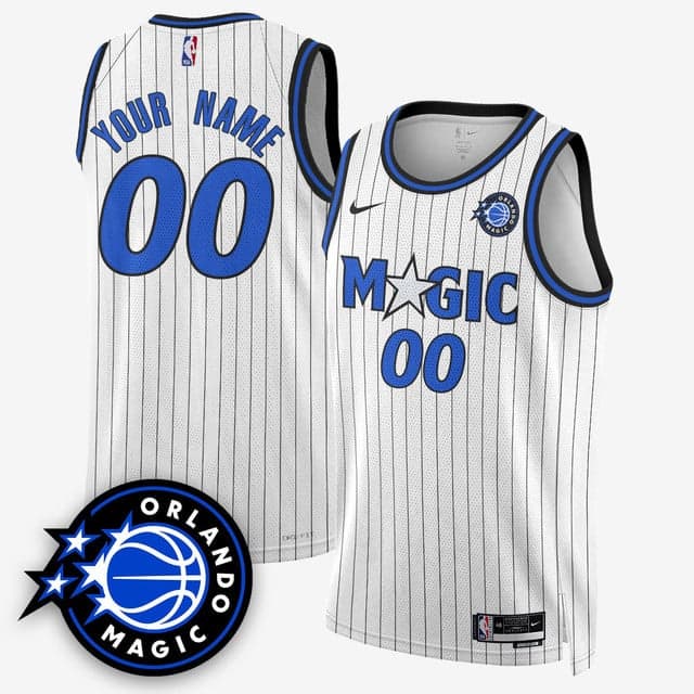 Personalized Custom Men’s Orlando Magic New Generation of Magic Basketball Jersey All Stitched