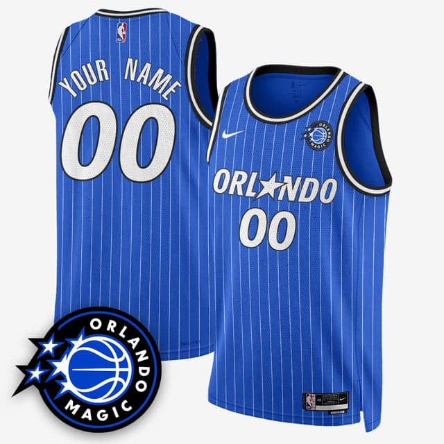 Personalized Custom Men’s Orlando Magic New Generation of Magic Royal Basketball Jersey All Stitched
