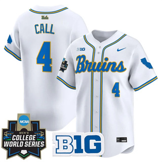Personalized Men’s UCLA Bruins #4 Phoenix Call 2025 World Series Premier Limited Jersey All Stitched