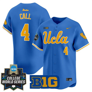Personalized Men’s UCLA Bruins #4 Phoenix Call 2025 World Series Premier Limited Jersey All Stitched