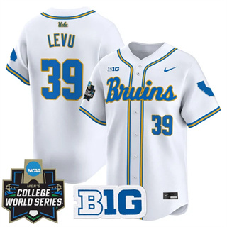 Personalized Men’s UCLA Bruins #39 Mulivai Levu 2025 World Series Premier Limited Jersey All Stitched