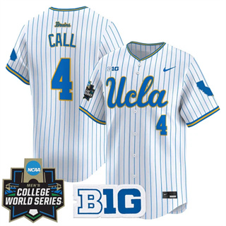 Personalized Men’s UCLA Bruins #4 Phoenix Call 2025 World Series Premier Limited Jersey All Stitched