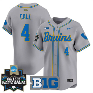 Personalized Men’s UCLA Bruins #4 Phoenix Call 2025 World Series Premier Limited Jersey All Stitched