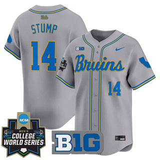 Personalized Men’s UCLA Bruins #14 Landon Stump 2025 World Series Premier Limited Jersey All Stitched
