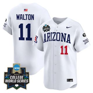 Personalized Men’s Arizona Wildcats #11 Aaron Walton 2025 World Series Premier Limited Jersey All Stitched