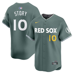 Personalized Men’s Boston Red Sox 2025 City Connect Premier Limited Jersey V2 All Stitched Trevor Story #10