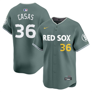 Personalized Men’s Boston Red Sox 2025 City Connect Premier Limited Jersey V2 All Stitched Triston Casas #36