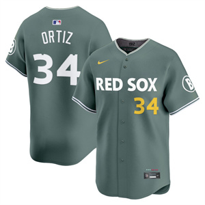 Personalized Men’s Boston Red Sox 2025 City Connect Premier Limited Jersey V2 All Stitched Wilyer Abreu #34