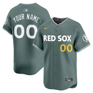 Personalized Custom Boston Red Sox 2025 City Connect Premier Limited Jersey V2 All Stitched