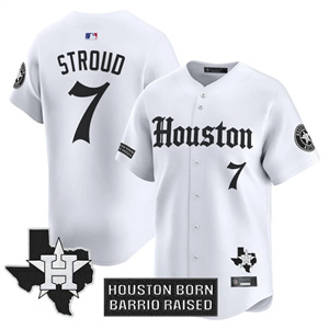 Personalized Men’s Houston Astros ‘Gothic Edition’ Premier Limited Jersey V2 All Stitched CJ Stroud #7