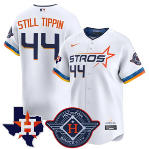 Personalized Men’s Houston Astros 2025 City Connect Texas Patch Premier Limited Jersey All Stitched Still Tippin #44