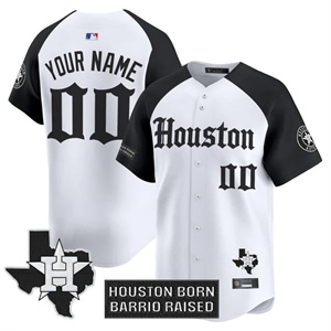 Personalized Custom Men’s Houston Astros 2025 City Connect Texas Patch Premier Limited Jersey All Stitched Alternate