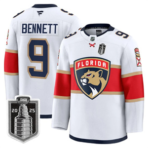 Personalized Men’s Florida Panthers 2025 Stanley Cup Final Premium Jersey All Stitched Sam Bennett