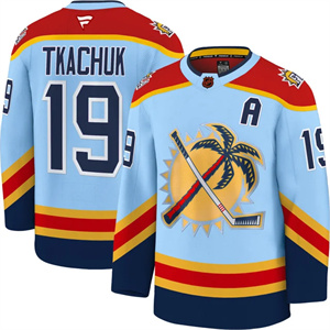Personalized Men’s Florida Panthers 2025 Stanley Cup Final Premium Jersey All Stitched #19 Matthew Tkachuk