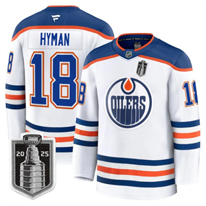 Personalized Men’s Edmonton Oilers 2025 Stanley Cup Final Premium Jersey All Stitched #18 Zach Hyman