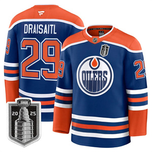 Personalized Men’s Edmonton Oilers 2025 Stanley Cup Final Premium Jersey All Stitched #29 Leon Draisaitl