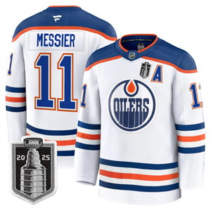 Personalized Men’s Edmonton Oilers 2025 Stanley Cup Final Premium Jersey All Stitched #11 Mark Messier