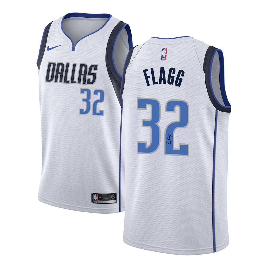 Personalized Cooper Flagg Dallas Mavericks Unisex 2025 NBA Draft First Round Pick Icon Edition Swingman Jersey