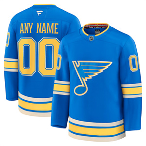 Personalized St. Louis Blues Alternate Premium Jersey Blue