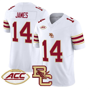 Personalized Boston College Eagles 2025 Limited Jersey All Stitched #14 Grayson James