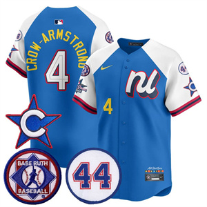 Personalized Men’s Chicago Cubs National League 2025 MLB All-Star Jersey V3 All Stitched Pete Crow-Armstrong #4