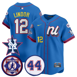 Personalized Men’s New York Mets National League 2025 MLB All-Star Jersey V3 All Stitched Francisco Lindor #12