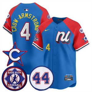 Personalized Men’s Chicago Cubs National League 2025 MLB All-Star Jersey V3 All Stitched Pete Crow-Armstrong #4