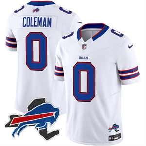 Personalized Men’s #0 Keon Coleman Buffalo Bills New York Patch Limited Jersey All Stitched