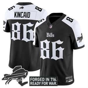 Personalized Men’s #86 Dalton Kincaid Buffalo Bills New York Patch Limited Jersey All Stitched