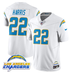 Personalized Men’s Los Angeles Chargers #22 Najee Harris 2025 Alternate Jersey All Stitched