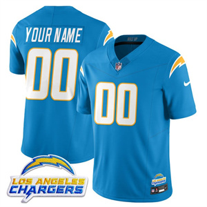 Personalized Custom Men’s Los Angeles Chargers Alternate 2025 Jersey – All Stitched Blue