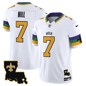 Personalized Men’s New Orleans Saints 2025 New Orleans City Limited Jersey All Stitched Taysom Hill