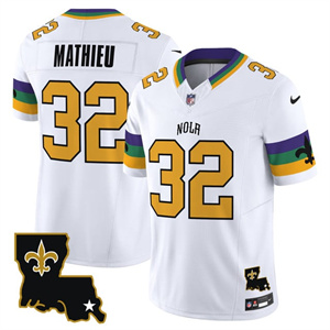Personalized Men’s New Orleans Saints 2025 New Orleans City Limited Jersey All Stitched Tyrann Mathieu