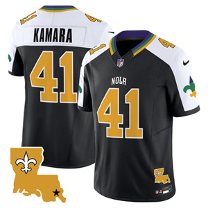 Personalized Men’s New Orleans Saints #41 Alvin Kamara 2025 New Orleans City Limited Jersey All Stitched
