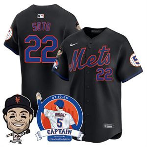 Personalized Men’s New York Mets #22 Juan Soto David Wright Mets Legend Jersey V2 All Stitched