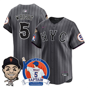 Personalized Men’s New York Mets #5 David Wright David Wright Mets Legend Jersey V2 All Stitched