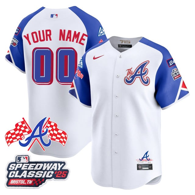 Personalized Custom Atlanta Braves 2025 Speedway Classic Limited Jersey V1 – All Stitched City Connect