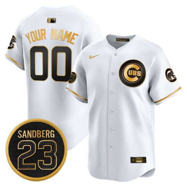 Personalized Custom Chicago Cubs ‘Ryne Sandberg Tribute’ Premier Limited Jersey V2 – All Stitched