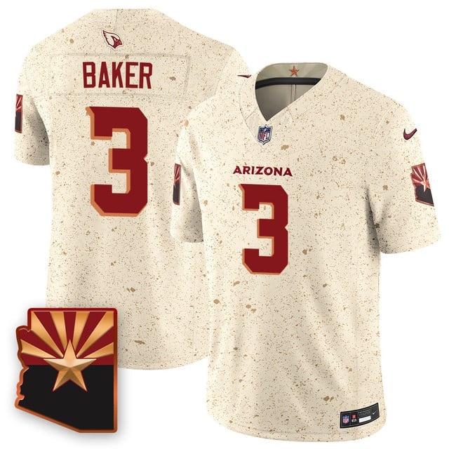 Personalized Men’s #3 Budda Baker Arizona Cardinals F.U.S.E. Limited Rivalry Series Jersey