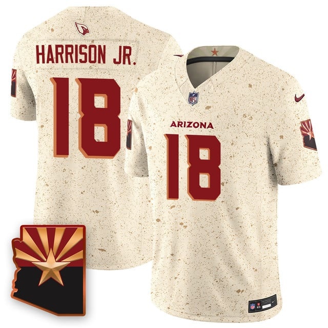 Personalized Men’s Arizona Cardinals #18 Marvin Harrison Jr. F.U.S.E. Limited Rivalry Series Jersey