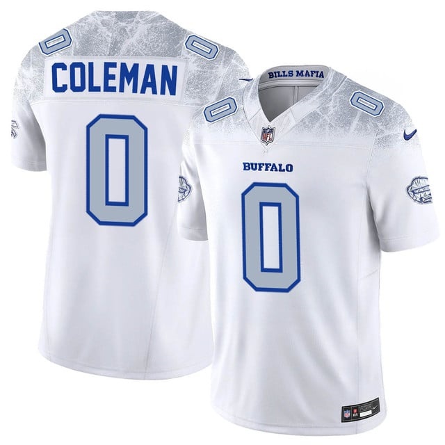 Personalized Men’s Buffalo Bills #0 Keon Coleman F.U.S.E. Limited Rivalry Series Jersey